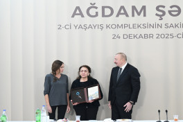President Ilham Aliyev attended opening of second residential complex in Aghdam and met with residents-UPDATED-2 