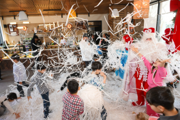 Leyla Aliyeva attends festivity for children at Central Botanical Garden