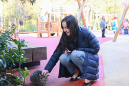 Leyla Aliyeva attends festivity for children at Central Botanical Garden