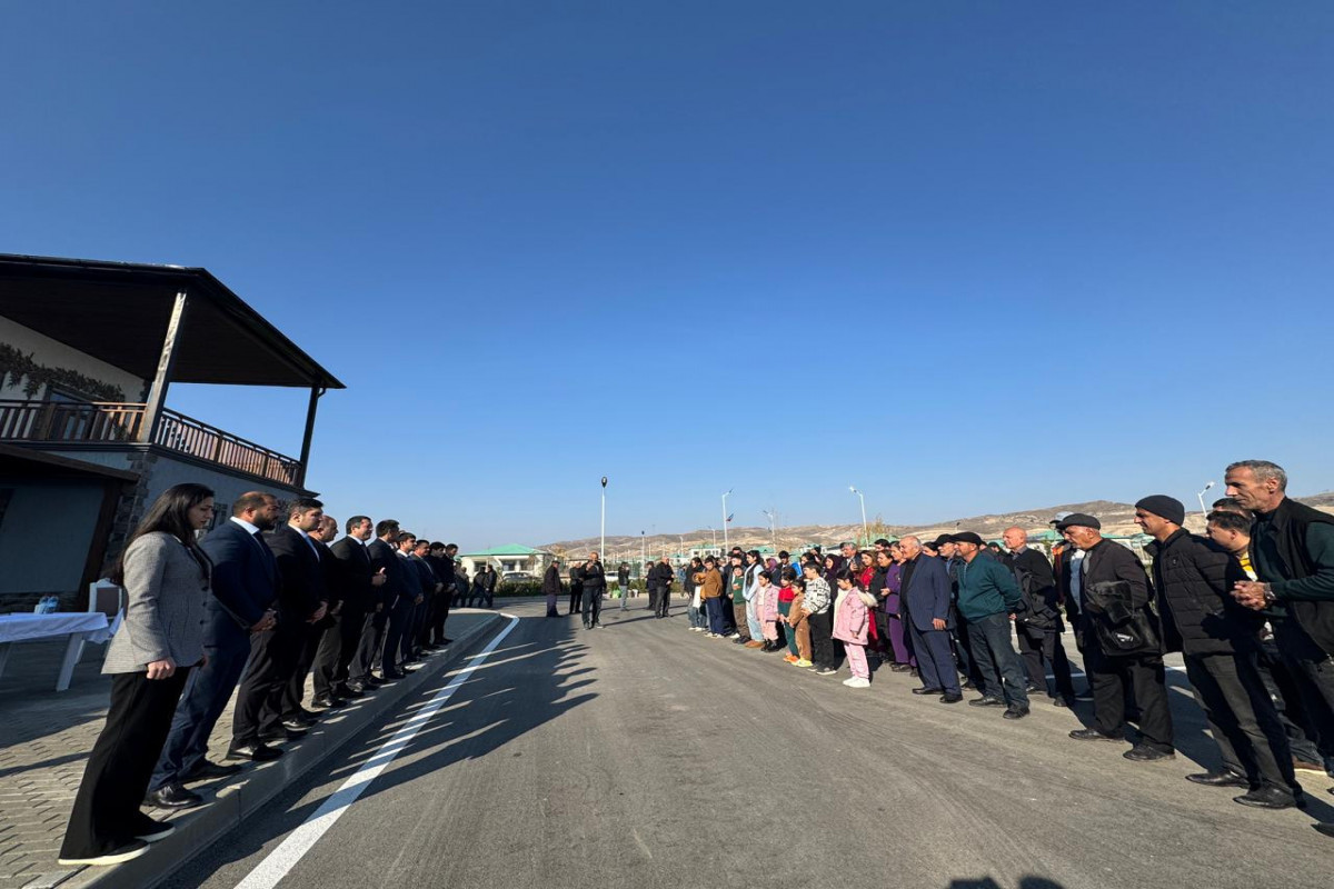 Relocation convoy arrives in Mammadbayli village of Azerbaijan