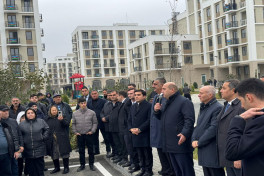 Azerbaijan sends another relocation caravan to Aghdam city, families receive house keys -UPDATED 