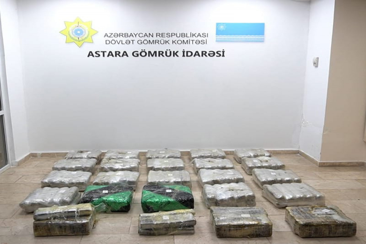 Azerbaijan intercepted over 148 kg of narcotics at Astara border checkpoint-PHOTO 