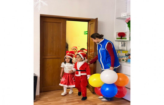 Initiated by Leyla Aliyeva, New Year celebrations for children organized in Ganja