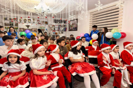 Initiated by Leyla Aliyeva, New Year celebrations for children organized in Ganja