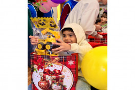 Initiated by Leyla Aliyeva, New Year celebrations for children organized in Ganja