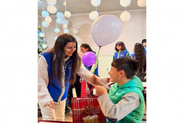 Initiated by Leyla Aliyeva, New Year celebrations for children organized in Ganja