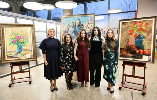 Leyla Aliyeva and Alena Aliyeva visit DOST Center for Inclusive Development and Creativity-PHOTO 