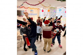 At Leyla Aliyeva’s initiative, New Year celebrations for children organized at Mingachevir Children's Neurological Sanatorium