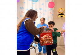 At Leyla Aliyeva’s initiative, New Year celebrations for children organized at Mingachevir Children's Neurological Sanatorium
