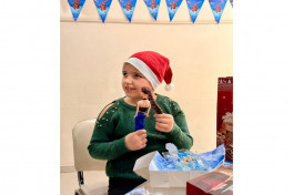 At Leyla Aliyeva’s initiative, New Year celebrations for children organized at Mingachevir Children's Neurological Sanatorium