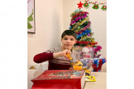 At Leyla Aliyeva’s initiative, New Year celebrations for children organized at Mingachevir Children's Neurological Sanatorium