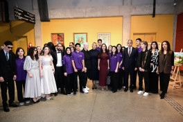 Leyla Aliyeva and Alena Aliyeva visit DOST Center for Inclusive Development and Creativity-PHOTO 