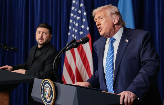 Trump says "one or two very thorny issues" remain in peace talks