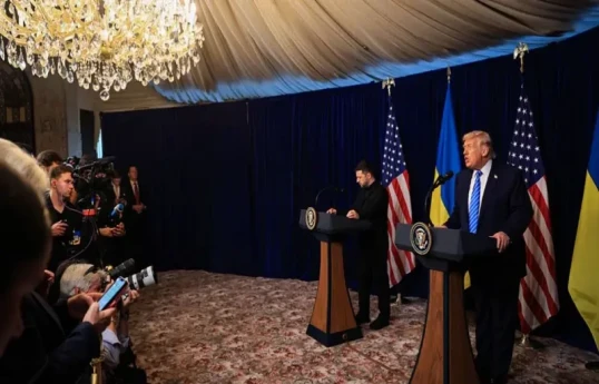 Russia 'are going to be helping' with reconstruction of Ukraine, Trump says