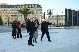 President Ilham Aliyev visited Baku White City-UPDATED 