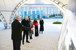 President Ilham Aliyev visited Baku White City-UPDATED 