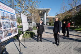 President Ilham Aliyev visited Baku White City-UPDATED 