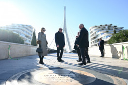 President Ilham Aliyev visited Baku White City-UPDATED 