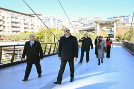 President Ilham Aliyev visited Baku White City-UPDATED 