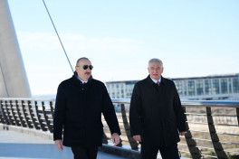 President Ilham Aliyev visited Baku White City-UPDATED 