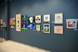 Arzu Aliyeva and Alena Aliyeva attend “10 Years Lived in Colors” exhibition