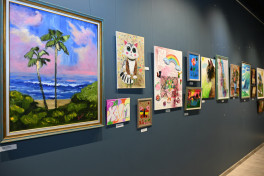 Arzu Aliyeva and Alena Aliyeva attend “10 Years Lived in Colors” exhibition