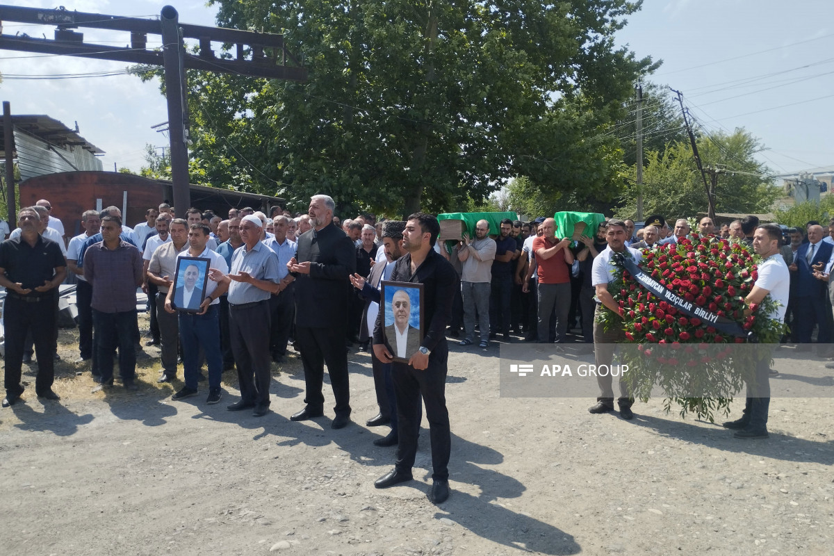 Azerbaijani brothers killed in Russia laid to rest in Aghjabadi -PHOTO -UPDATED 