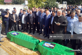 Azerbaijani brothers killed in Russia laid to rest in Aghjabadi -PHOTO -UPDATED 