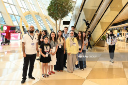 Another group of children brought from Ukraine to Azerbaijan