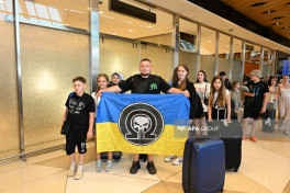 Another group of children brought from Ukraine to Azerbaijan
