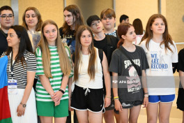 Another group of children brought from Ukraine to Azerbaijan