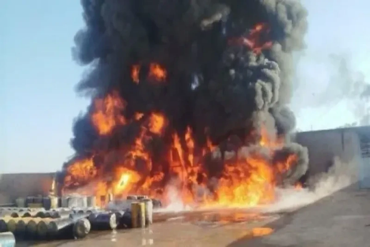 Fire under control at an oil products factory in Iran’s Isfahan: State media