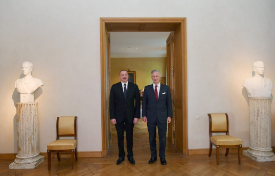 President Ilham Aliyev congratulates the King of Belgium on national holiday
