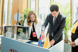 Postage stamps dedicated to 150th anniversary of National Press issued in Shusha