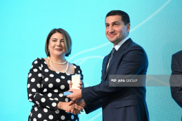Jubilee medal "150th anniversary of National Press of Azerbaijan (1875-2025)" presented to a group of media representatives