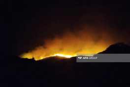 Azerbaijan MES forces deploy two helicopters to contain the fire in Aghdam and Aghdara districts -VIDEO -UPDATED-2 