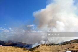 Azerbaijan MES forces deploy two helicopters to contain the fire in Aghdam and Aghdara districts -VIDEO -UPDATED-2 