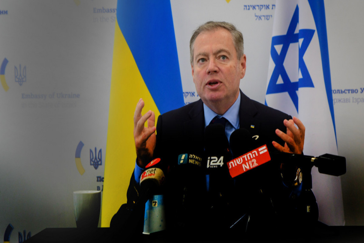 Ukraine’s Ambassador to Israel Yevgen Korniychuk