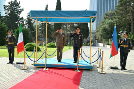 Chief of Defence of Italian Armed Forces pays a visit to Azerbaijan-VIDEO 