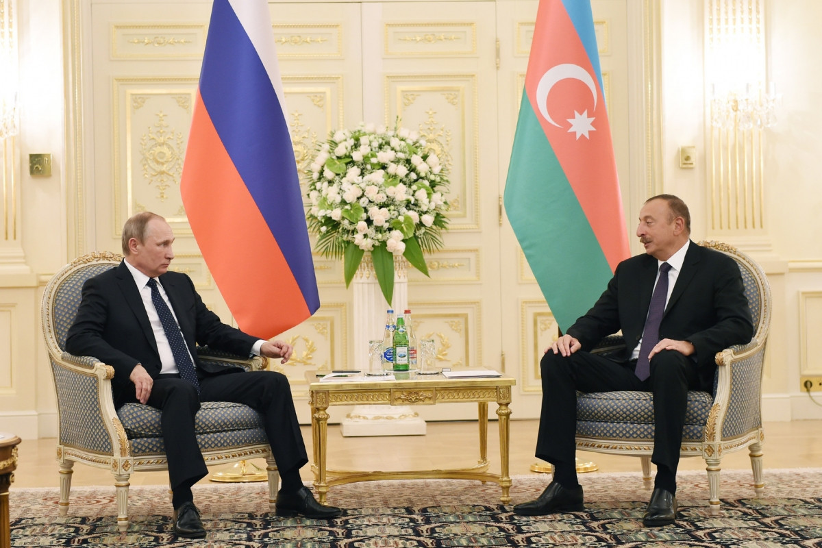 Vladimir Putin, President of the Russian Federation, and Ilham Aliyev, President of the Republic of Azerbaijan