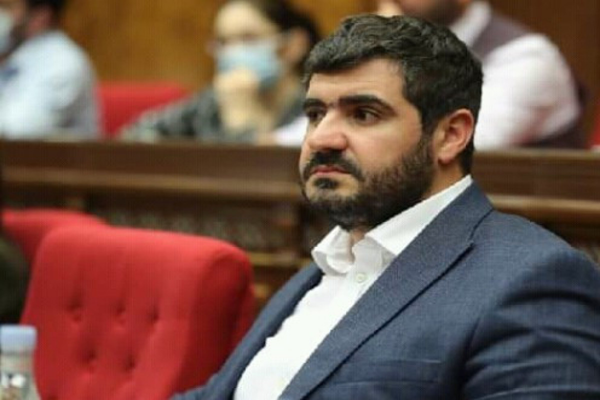 Arman Egoyan, an Armenian MP from the "Civil Agreement" faction