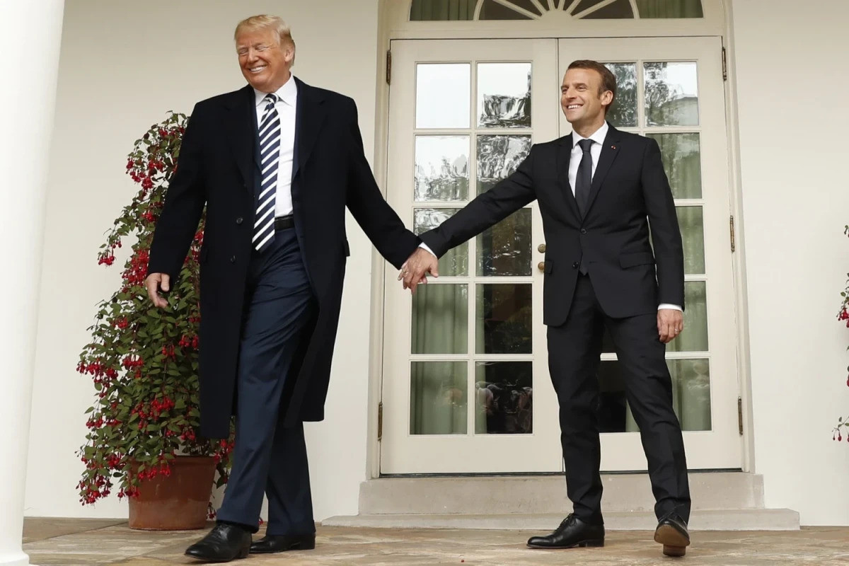 Trump dismisses Macron