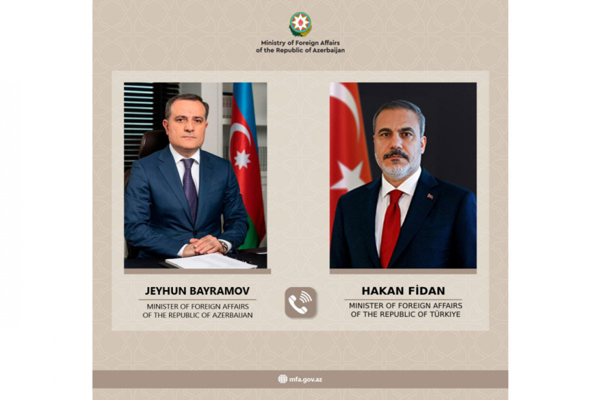 Azerbaijani FM briefs Turkish counterpart on Azerbaijan-Armenia normalization process-UPDATED 
