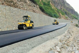Construction of Toghanali-Kalbajar-Istisu highway 85% completed -PHOTO 