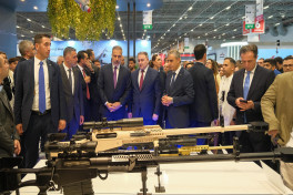 Hakan Fidan and Selçuk Bayraktar visit Azerbaijan’s defense industry booth at IDEF 2025