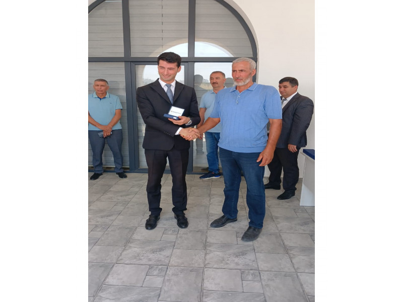 60 families transferred to Khidirli village in Aghdam district receive house keys