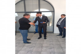 60 families transferred to Khidirli village in Aghdam district receive house keys