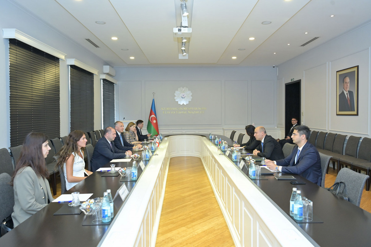 Azerbaijan’s Minister of Science and Education meets with Georgian counterpart to discuss cooperation