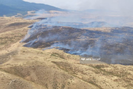 Helicopters involved in firefighting efforts in Aghdara -PHOTO -VIDEO -UPDATED 