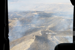 Helicopters involved in firefighting efforts in Aghdara -PHOTO -VIDEO -UPDATED 